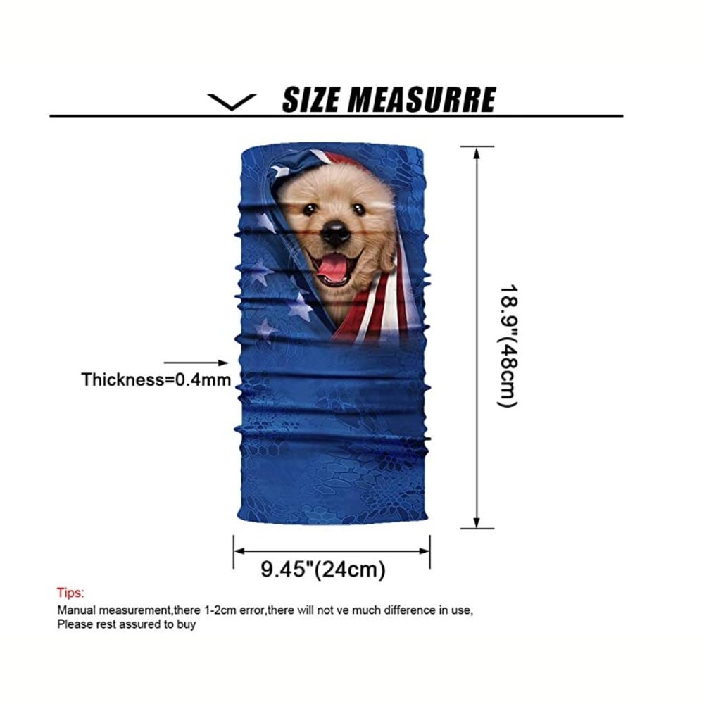 Men's Graphic Protective Face Mask Bandanna - Picture 6 of 6